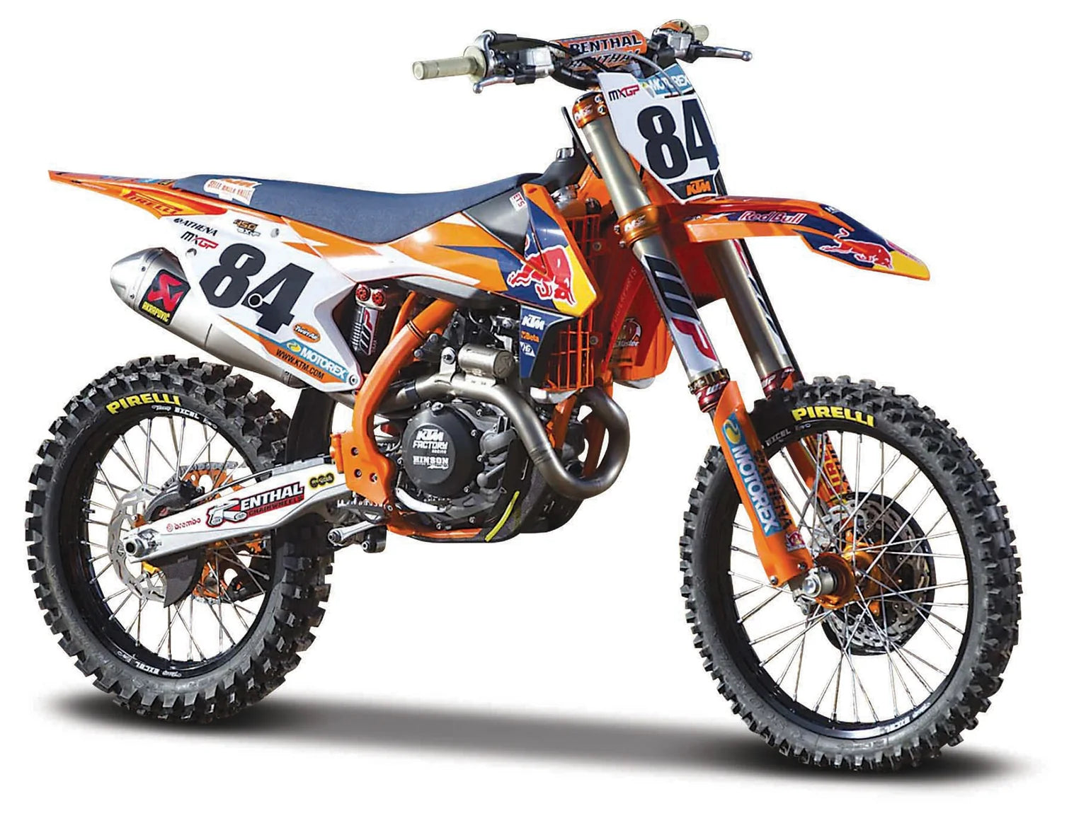 1:6 MOTORBIKE RED BULL KTM SX450 2018 #84 HERLINGS