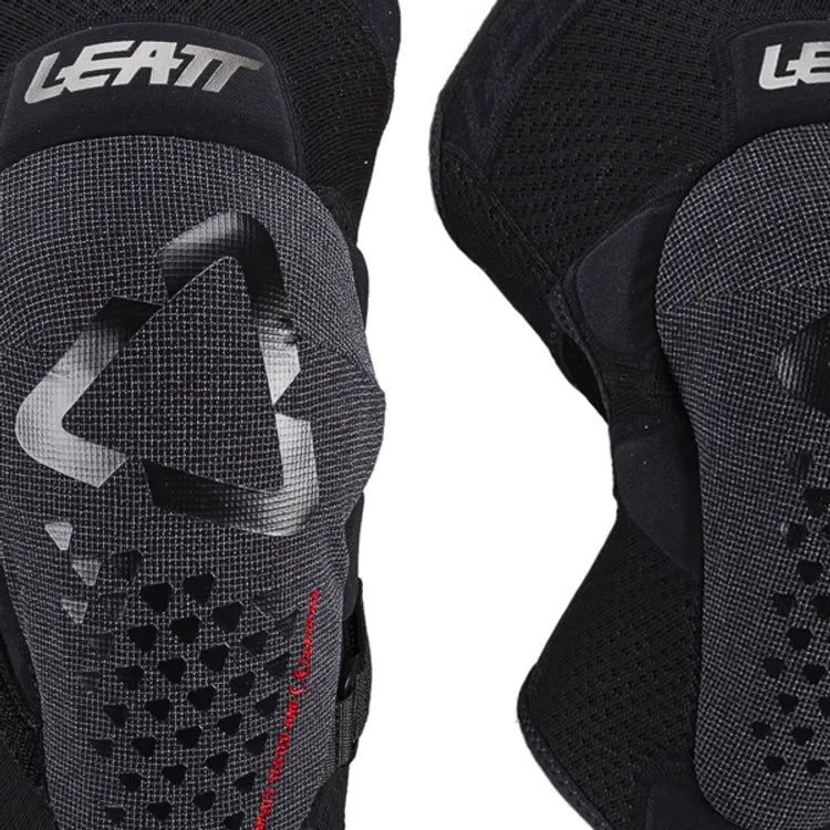 Leatt 3DF 5.0 Evo Junior Youth Knee Guard - Black