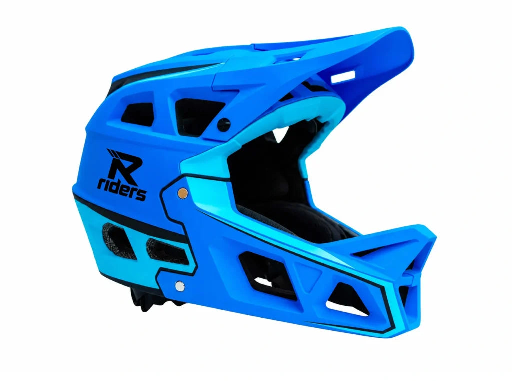 Revvi MTB Helmet Full Face Blue