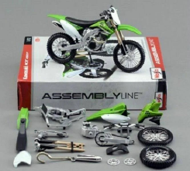 1:12 MOTORBIKE KIT KAWASAKI KX 450F MX TOY MODEL