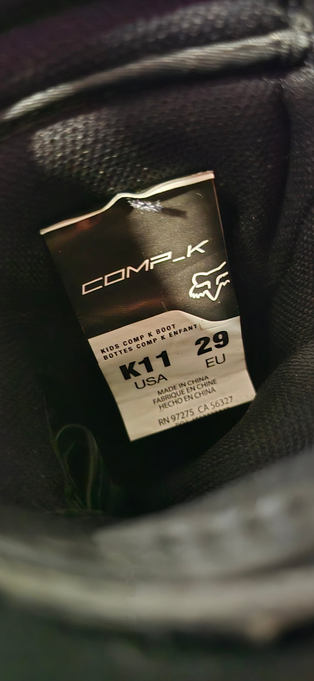 Fox comp UK10