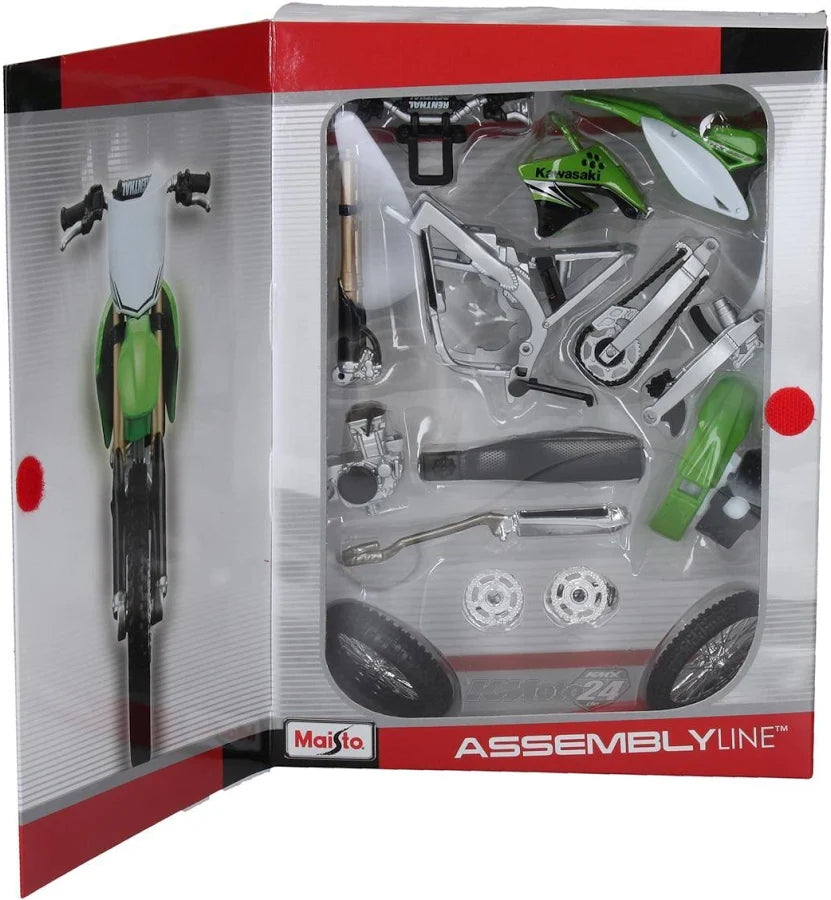 1:12 MOTORBIKE KIT KAWASAKI KX 450F MX TOY MODEL
